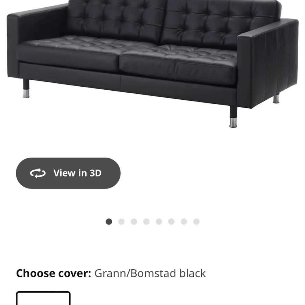Modern Black Sofa